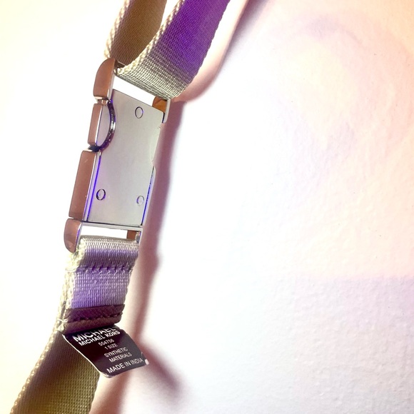 Michael Kors royal Blue and gold Crossbody Bag with Gold Accents - Picture 5 of 10